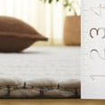 thumbnail image 4 of SAFAVIEH Marbella Wilfreda Striped Area Rug, Ivory, 6' x 6' Square, 4 of 10