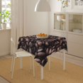 thumbnail image 4 of Wukai Coffee Bean Waterproof Tablecloth for Kitchen Dining, Fits Square Tables for 2-4 Seats -54"x54", 4 of 7