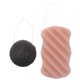 thumbnail image 1 of FELTECHELECTR Juego de 2 esponjas Konjac con carbón de bambú activado para limpieza facial y corporal, para el cuidado de la piel (color aleatorio), 1 of 7