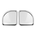 thumbnail image 3 of Unique Bargains 2pcs Car Blind Spot Small Mirrors Rearview Fan Shaped Convex Wide Angle Stick on for Car, 3 of 6