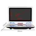 thumbnail image 2 of 13 Inch Portable Games 3D HD Big Screen DVD EVD Player Mobile Theater Machine Video Singing With TV Card MP3 Speaker Game Music ,high resolution screen, 2 of 6