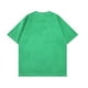 thumbnail image 4 of pstuiky Mangas cortas para hombre, Camisas casuales vintage de color liso con cuello redondo y manga corta para hombre camisas casuales para hombre l, 4 of 4