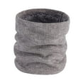 thumbnail image 2 of Calentador de cuello de invierno, cómodo y térmico, para ciclismo en climas fríos Gris claro, 2 of 8