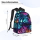 thumbnail image 2 of Fotbe Colorful Tropical Leaves Mochila Ligera Casual para Laptop para Hombres y Mujeres, Mochila Impermeable de Uso Diario, Mochila para Universidad, 2 of 6