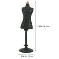 2pcs Mini Mannequin Model Mini Doll Dress Form Tiny Doll Dress Body