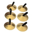 thumbnail image 2 of FashionCha 2 Finger Cymbals, Dance Instrument Accessory for Children, Metal Material, Ergonomic Design, Easy to Transport, Suitable for Children's Dance Part 6Pcs, 2 of 8