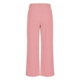 thumbnail image 5 of Simua Women's Elegant Flowy Dress Pants Front Pleated High Waisted Casual Wide Leg Loose Palazzo Trousers with Pockets, 5 of 9