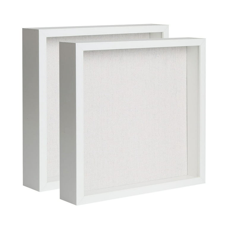 8x8 Shadow Box Frame Display Case 2 inch Depth Great for Collage 6