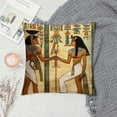 thumbnail image 2 of COMIO  Pillow Cover Old Egyptian Empire Artwork,Cushion Throw Pillow Covers Decorative Outdoor Couch Sofa, 2 of 5