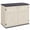 Beige, variant on Biotree Beige Horizontal Resin Outdoor Shed 20 Cu.Ft, All-Weather Lockable Storage Cabinet with Adjustable Shelf for Backyard & Patio Gear