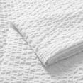 thumbnail image 2 of Dainty Home Tranquility White Embossed Seersucker Polyester Shower Curtain, 70 x 72, 2 of 7