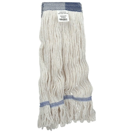 - Large Blend Looped Mop Head, Wide Band, Lot of 1