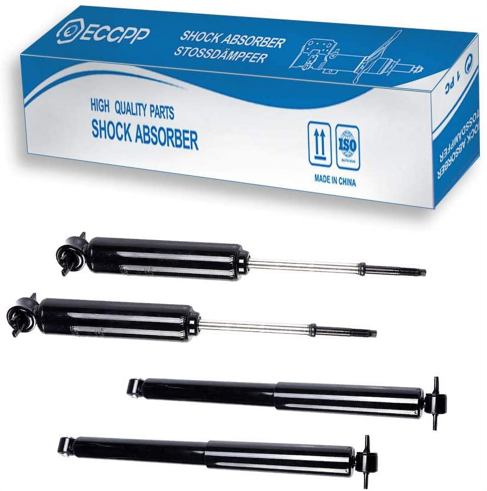 for Dodge,ECCPP Front Rear Shocks Absorbers Fits 1987 1988 1989 1990 1991 1992 1993 1994 1995 1996 for Dodge Dakota 344094 344096 Auto Shocks Gas Struts(Set of 4)