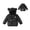 #A02-Black, variant on Abcomgle Toddler Puffer Jacket Lightweight Lightweight Puffer Padded Baby Jacket Cute Bear Ears Hooded Boys Winter Coat Winter Warm Infant Outerwear