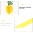 thumbnail image 2 of REOFLYUP Drinking Straws Yellow Pineapple Shape 30Pcs 9.4 x 1.6 x 1.6In, 2 of 5