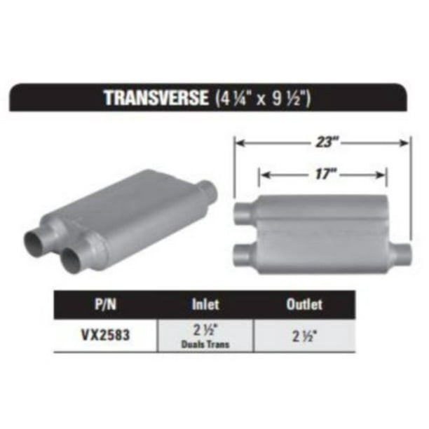 AP EXHAUST PRODUCTS VX2583 MUFFLER XLERATOR VX PERFORMANCE Walmart