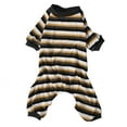 thumbnail image 1 of Pijamas suaves para cachorros NikouMX Pijamas para perros a rayas de 4 patas, 1 of 8