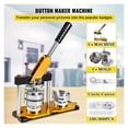thumbnail image 2 of DIY Badge Maker Press Machine 25-75MM Badges Set With 100Pcs Button Parts+Circle Cutter,Badge Button Maker Machine, 2 of 8