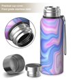 thumbnail image 2 of 20oz Stainless Steel Vacuum Insulated Coffee Mug with Tea Infuser and Cup Lid, Liquid & Marble Print, 2 of 6