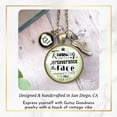 thumbnail image 4 of Runners Half Marathon Gutsy Goodness Bronze Necklace 13.1 Run Perseverance Faith Adult Female Metal Jewelry, 4 of 8