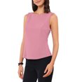thumbnail image 4 of INSPIRE CHIC Women's Boat Neck Tops Sleeveless Business Work Summer Tank Top XS Pink, 4 of 6