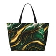 thumbnail image 2 of Easygdp Green Marble Bolsa de Viaje de Playa de Gran Capacidad, Bolsa Tote Perfecta para la Playa, Escapadas de Fin de Semana y Viajes, 2 of 7