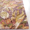 thumbnail image 6 of SAFAVIEH Blossom Tobias Floral Area Rug, Purple/Sage, 6' x 6' Round, 6 of 8
