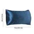 thumbnail image 3 of Sokhug Polyester Envelope Pillowcase for Dorm Room Bedding Soft Velvet,Blue,1PC 29.13x18.89in, 3 of 6