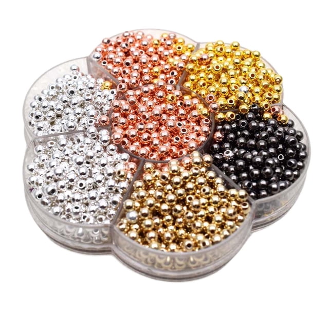 1400 Uds., sueltas de Metal, mezcladas, , collar, fabricación de joyas, kits de manualidades, bricolaje