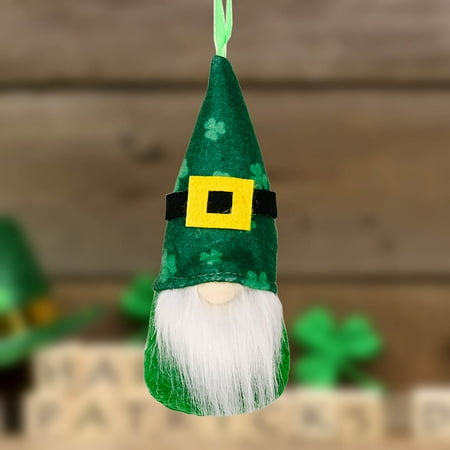 

WEPRO St. Patricks s Day Decorations Irish Day Shamrocks Small Doll Hanging Pendant Home Decoration