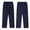 Navy, variant on Boys Twill Suit Pants Flat Front Straight Leg Dress Pants with Elastic Waistband Teen Cotton Casual School Unifor𝐦 Trousers