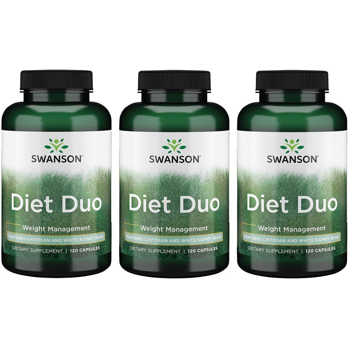 Swanson Diet Duo Features Chitosan and White Kidney Bean 120 Caps 3