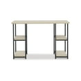 thumbnail image 3 of Signature Design by Ashley Contemporary Waylowe 48" Home Office Desk, Natural/Black, 3 of 5