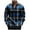 Navy6, variant on Men's Shirts Casual Long Sleeve Lapel Plaid Button Down Shirts Spring Summer Loose Lightweight Blouse