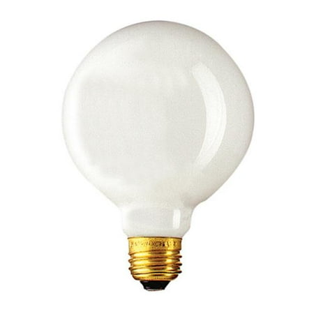 Bulbrite 340040 40G30WH 40-Watt Incandescent G30 Globe, Medium Base, White - Pack Of 11