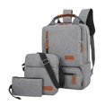 thumbnail image 1 of Men Shoulder Bag Three Piece Set Waterproof And Abrasion Resistant For TravelingLight Grey, 1 of 4