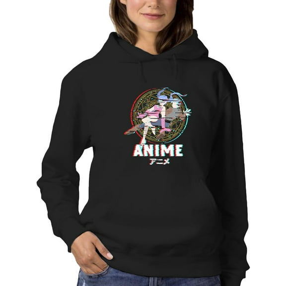 Anime Art Hoodie Women -Smartprints Designs, Female x-Large