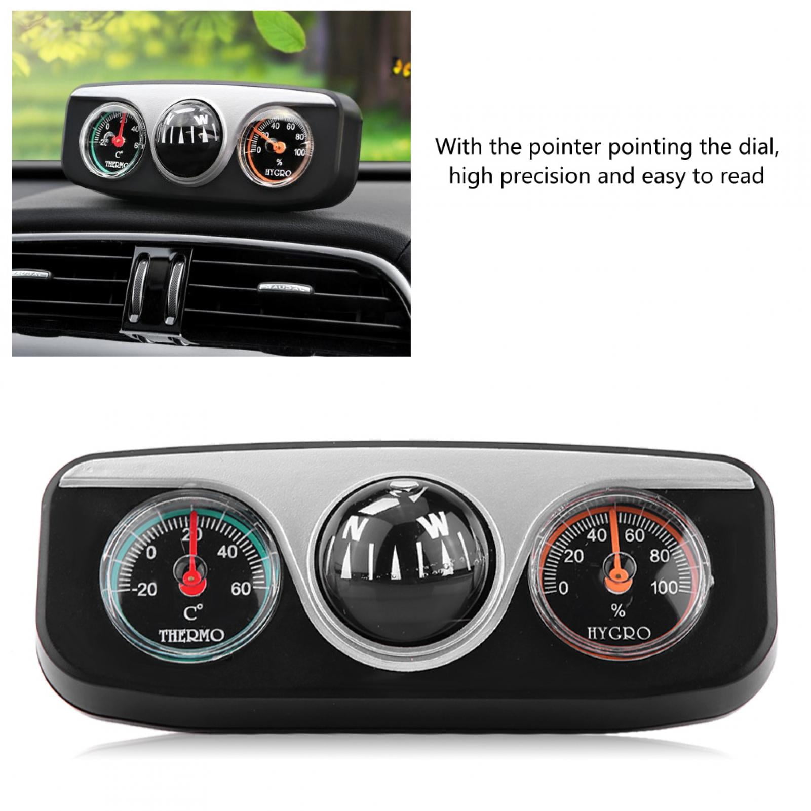 Car Truck Dash Mount Navigation Direction Compass Thermometer Hygrometer Compass Qiilu Dash Mount Compass 