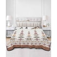 thumbnail image 3 of Retro Southwest,Full Size Down Alternative Comforter,Lightweight Comforter Quilt Bedding Set with Pillow Shams Geometric Abstract Bohemia Native Tribal All Seasons Bed Comforter Duvet Insert 78"x90", 3 of 7