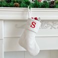 thumbnail image 2 of Medias navideñas Medias navideñas Pequeñas letras bordadas de punto Medias colgantes de Navidad Decoraciones para fiestas navideñas Súper suaves Regalo navideño, 2 of 4