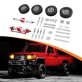 thumbnail image 6 of RC Car Tires Upgrade Kit Metal Parts Off Road Replacement for MN82 MN82S LC79 1:12 Remote Control Models, 6 of 8