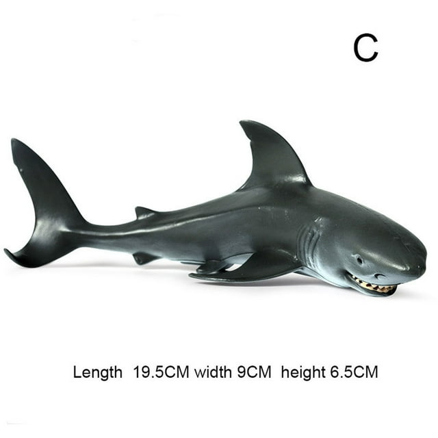 CAROOTU Jouet en Forme de Requin Réaliste Modèle Animal Simulation de Mouvement Réaliste Ou Jouet Baleine Ou Jouet en Forme de Requin