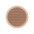 thumbnail image 2 of Hammered Copper Round Circle Louver Gable Wall Vent, 2 of 5
