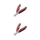 thumbnail image 2 of Seitruly Nail Art Nipper Toenail Ingrown Manicure Portable Clipping Salon Professional Curt Nariz Alicates Tijeras rojo 2piezas Seitruly CBP161191, 2 of 6