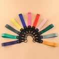 thumbnail image 7 of Pure Color Short Rope Wrist Strap Colorful Lanyard for Keys USB Badge Holder Keychain Tags Key Ring Motorcycle Accessories 4, 7 of 7