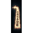 thumbnail image 2 of Atelier B Art Studio 7x14 White Modern Wood Framed Museum Art Print Titled - ARCADE, 2 of 4