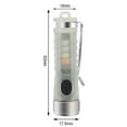 thumbnail image 4 of XPG2 LED Mini Flashlight Keychain UV 395nm 400lm Pocket Light (Clear Black), 4 of 5