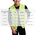 thumbnail image 4 of TGSLY Utility Cargo Vest for Children Lightweight Zip Up Sleeveless Layering Gilet Loose Casual Solid Color Fall Winter Outdoor Waistcoat 9-10 Years, 4 of 7