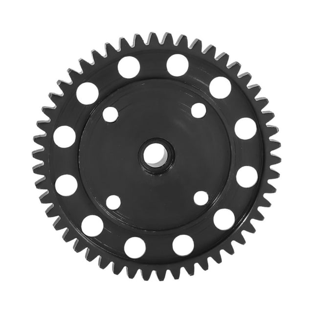 Engranaje principal recto de 52 dientes para coche RC, pieza de repuesto negra de acero al carbono medio AR310429, accesorios para Outcast 1/8