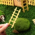 thumbnail image 5 of Gift Wood Ornament Doll House Miniature Fairy Elf Door Dollhouse Garden Micro Landscape Wooden Craft TYPE 4, 5 of 8